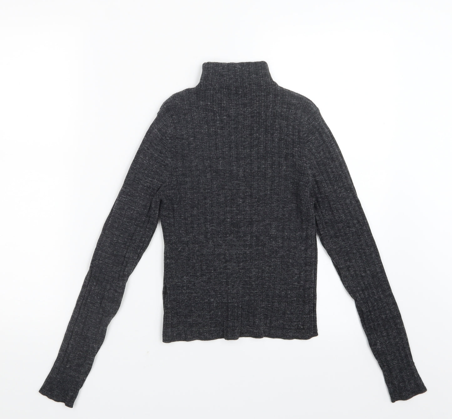 New Look Womens Grey  Knit Pullover Jumper Size 10