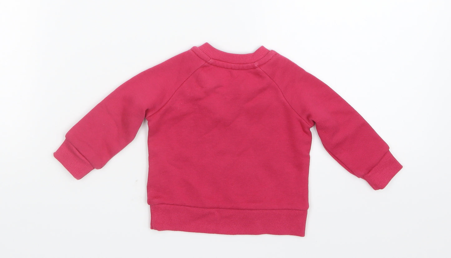 Primark Girls Pink   Pullover Jumper Size 0-3 Months