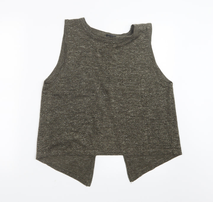 River Island Womens Green Basic Tank Size 12