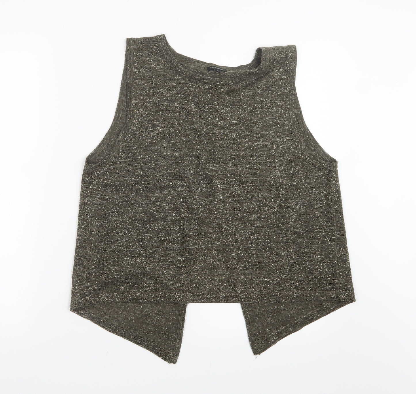 River Island Womens Green   Basic Tank Size 12
