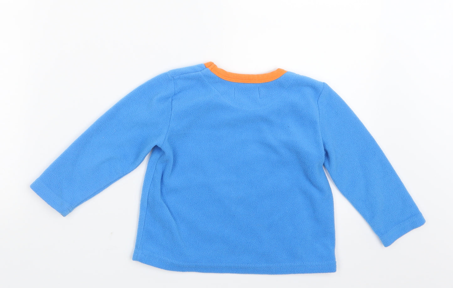 Primark Boys Blue Geometric   Pyjama Top Size 2-3 Years  - DInosaur