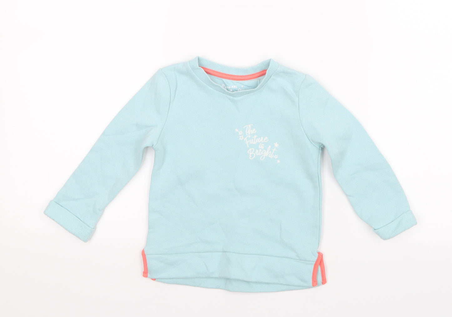 F&F Girls Green   Pullover Jumper Size 12-18 Months