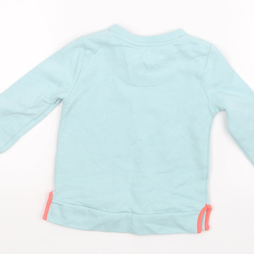 F&F Girls Green   Pullover Jumper Size 12-18 Months
