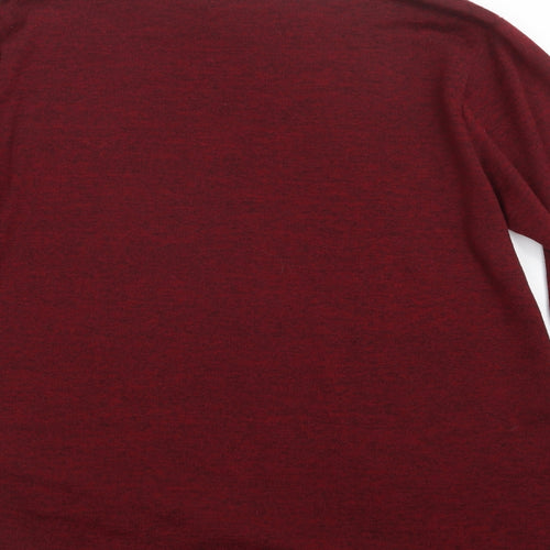 Quiz Womens Red  Knit Pullover Jumper Size 10