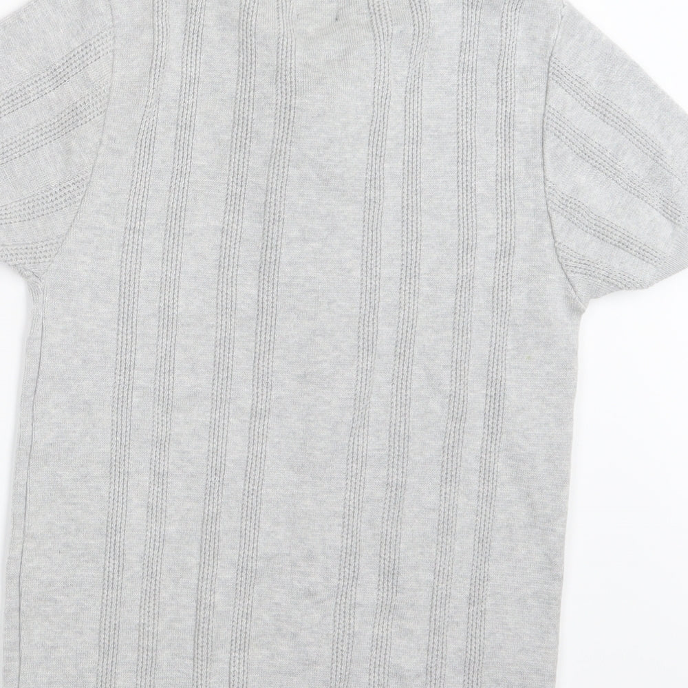 River Island Mens Grey    T-Shirt Size XS