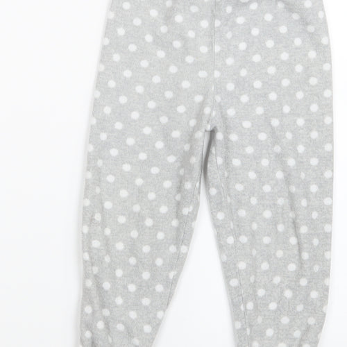 Young Dimension Girls Grey Spotted  Capri Pyjama Pants Size 3-4 Years