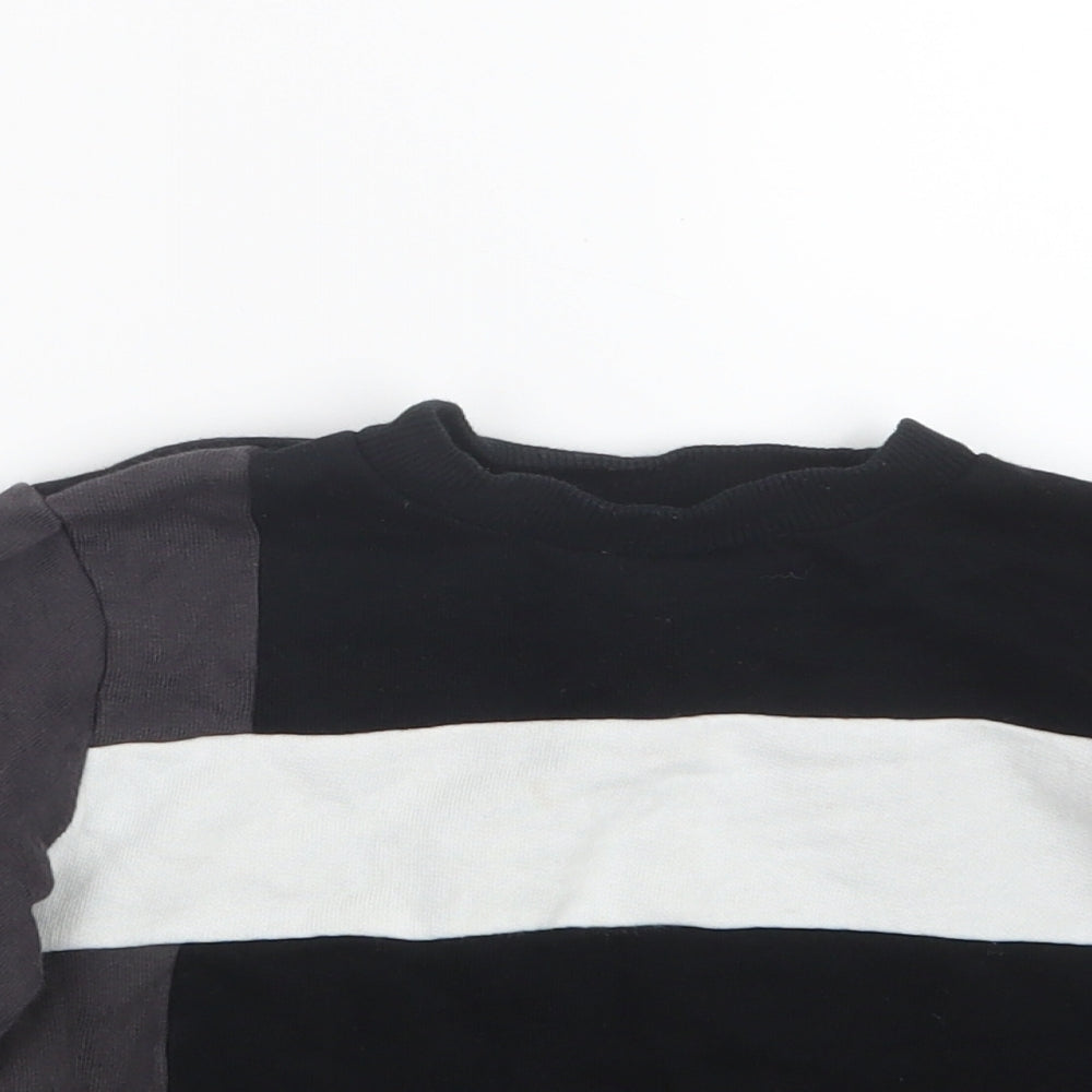 NEXT Boys Black   Pullover Jumper Size 2-3 Years