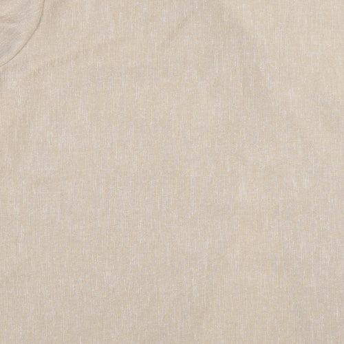 Daxon Womens Beige   Basic Button-Up Size 24