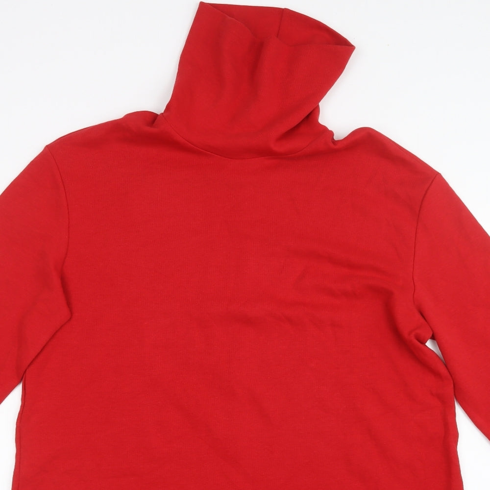 Zara Womens Red   Shirt Dress  Size M