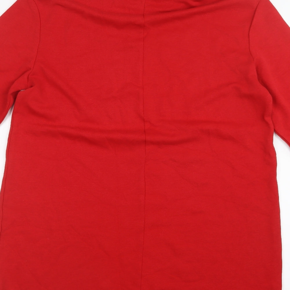 Zara Womens Red   Shirt Dress  Size M
