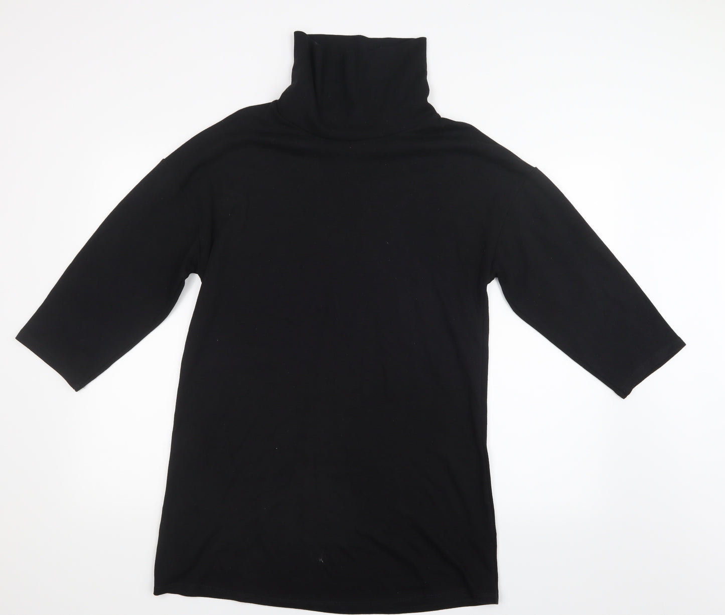 George Womens Black   Basic T-Shirt Size M  - Long