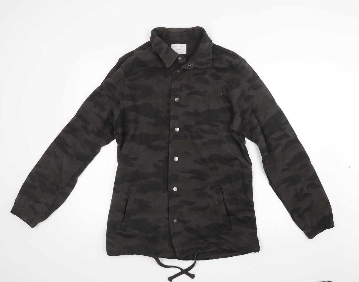 Primark Mens Green Camouflage  Jacket  Size M