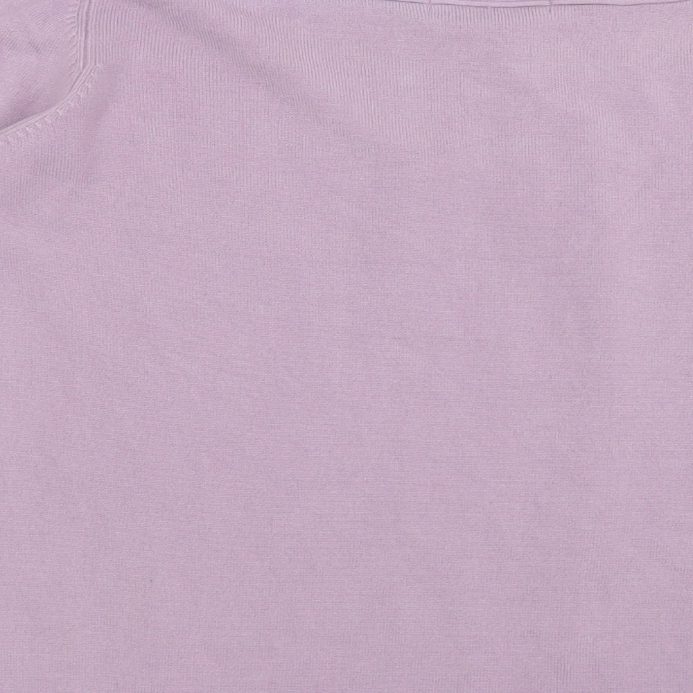 Marks and Spencer Womens Purple  Knit Pullover Jumper Size 16