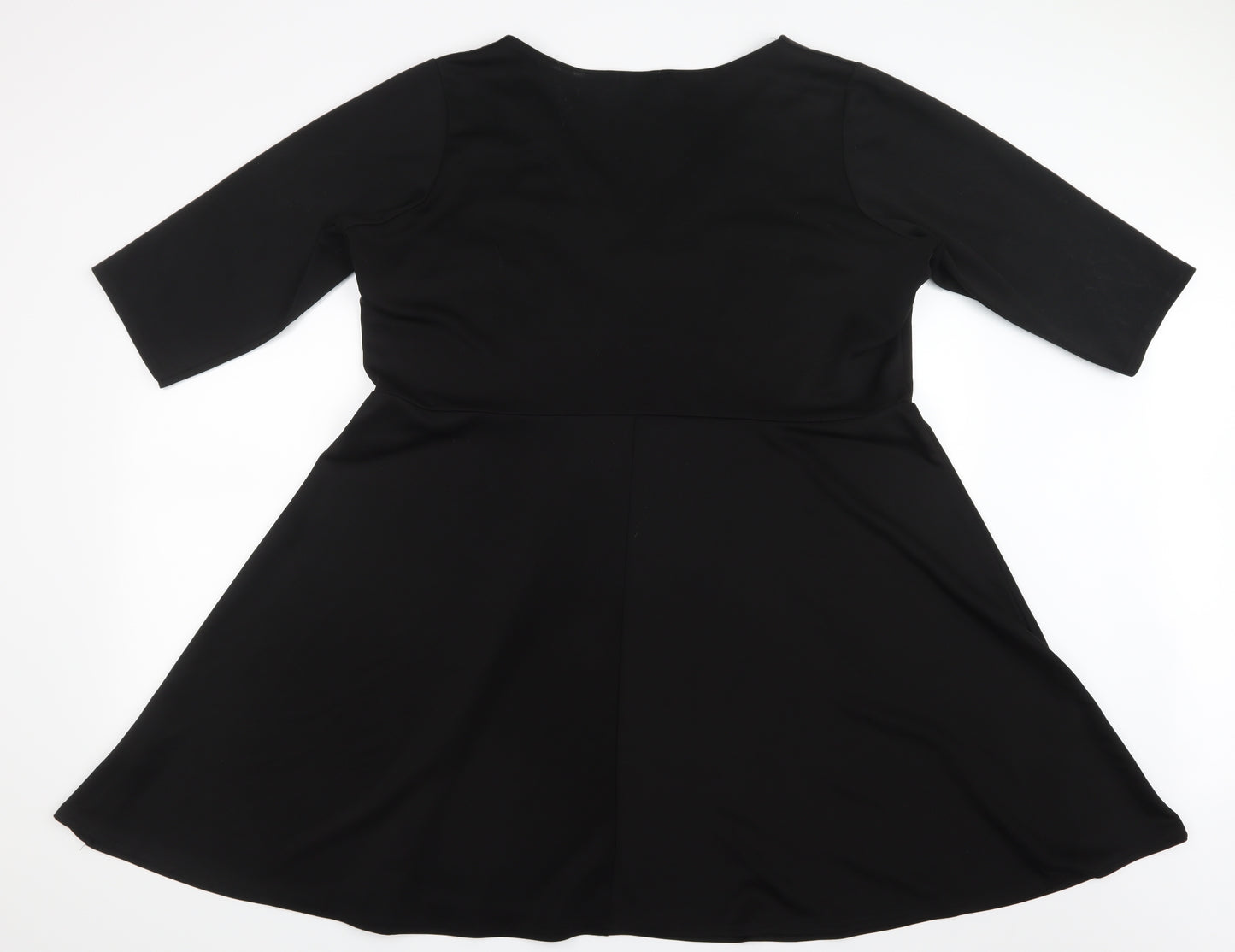 Boohoo Womens Black   Shirt Dress  Size 24