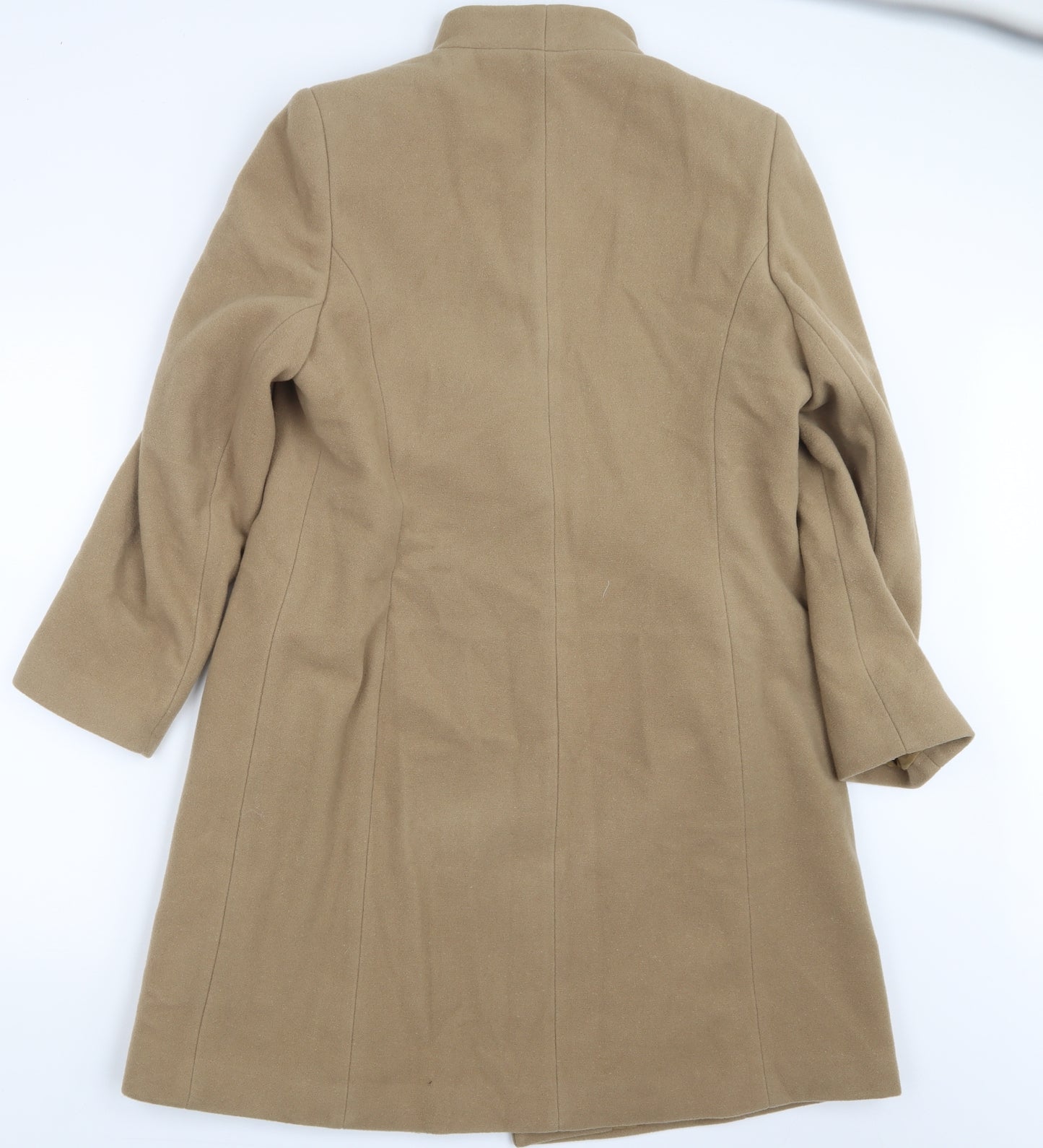 Berkertex Womens Beige   Pea Coat Jacket Size 14