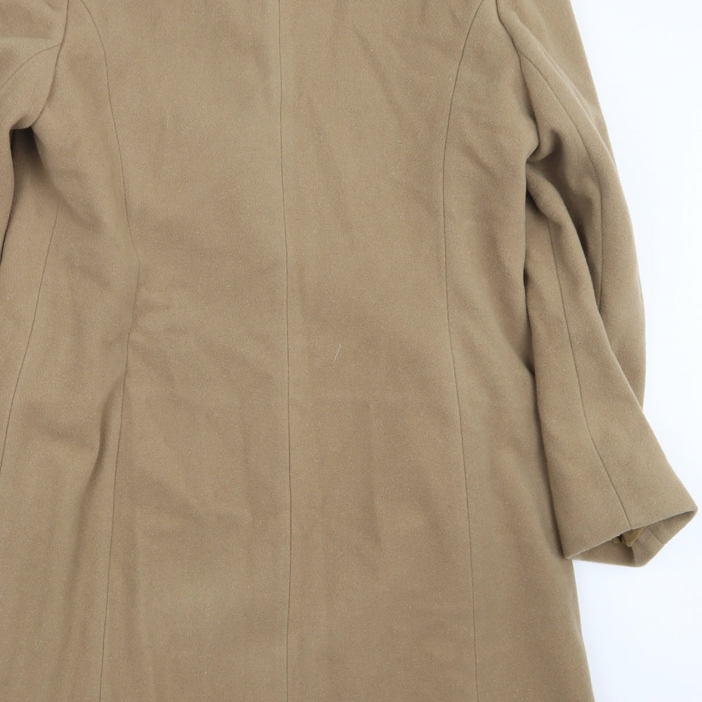Berkertex Womens Beige   Pea Coat Jacket Size 14