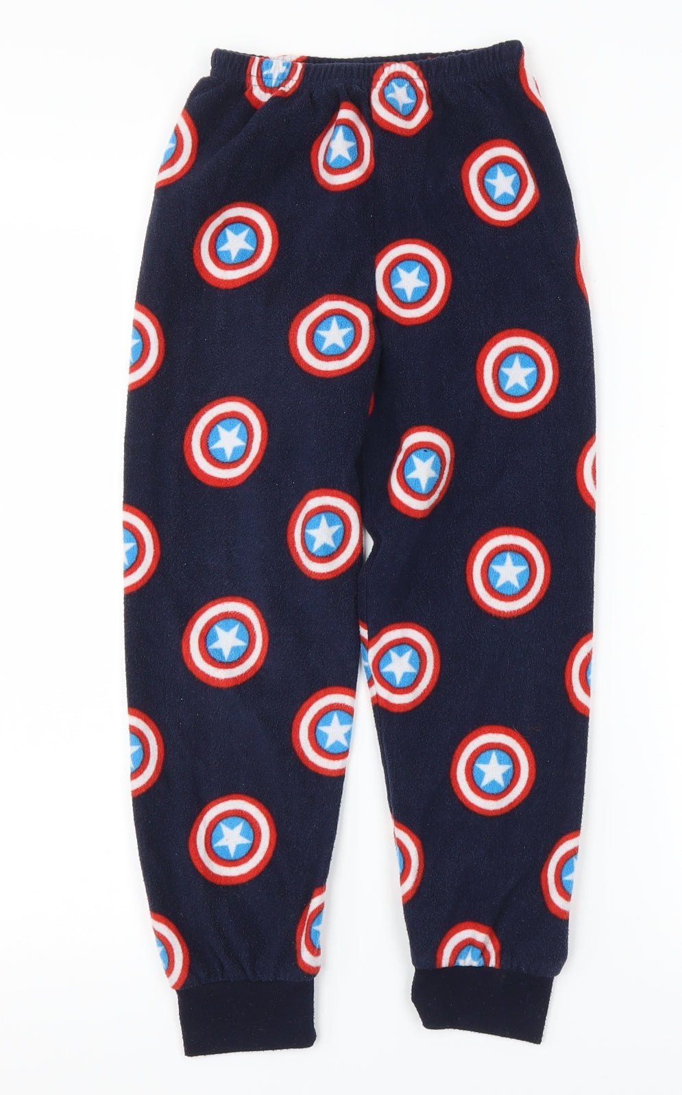 Primark Boys Blue   Sweatpants Trousers Size 7-8 Years - Captain America