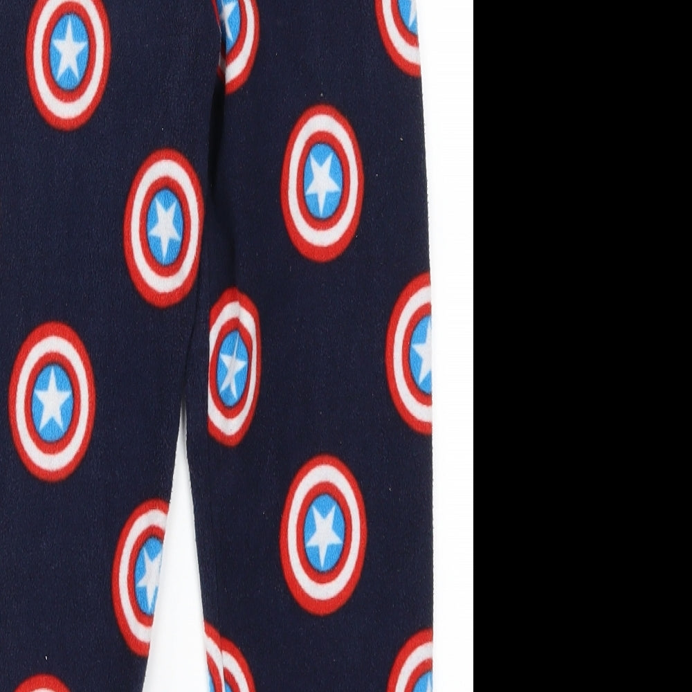Primark Boys Blue   Sweatpants Trousers Size 7-8 Years - Captain America