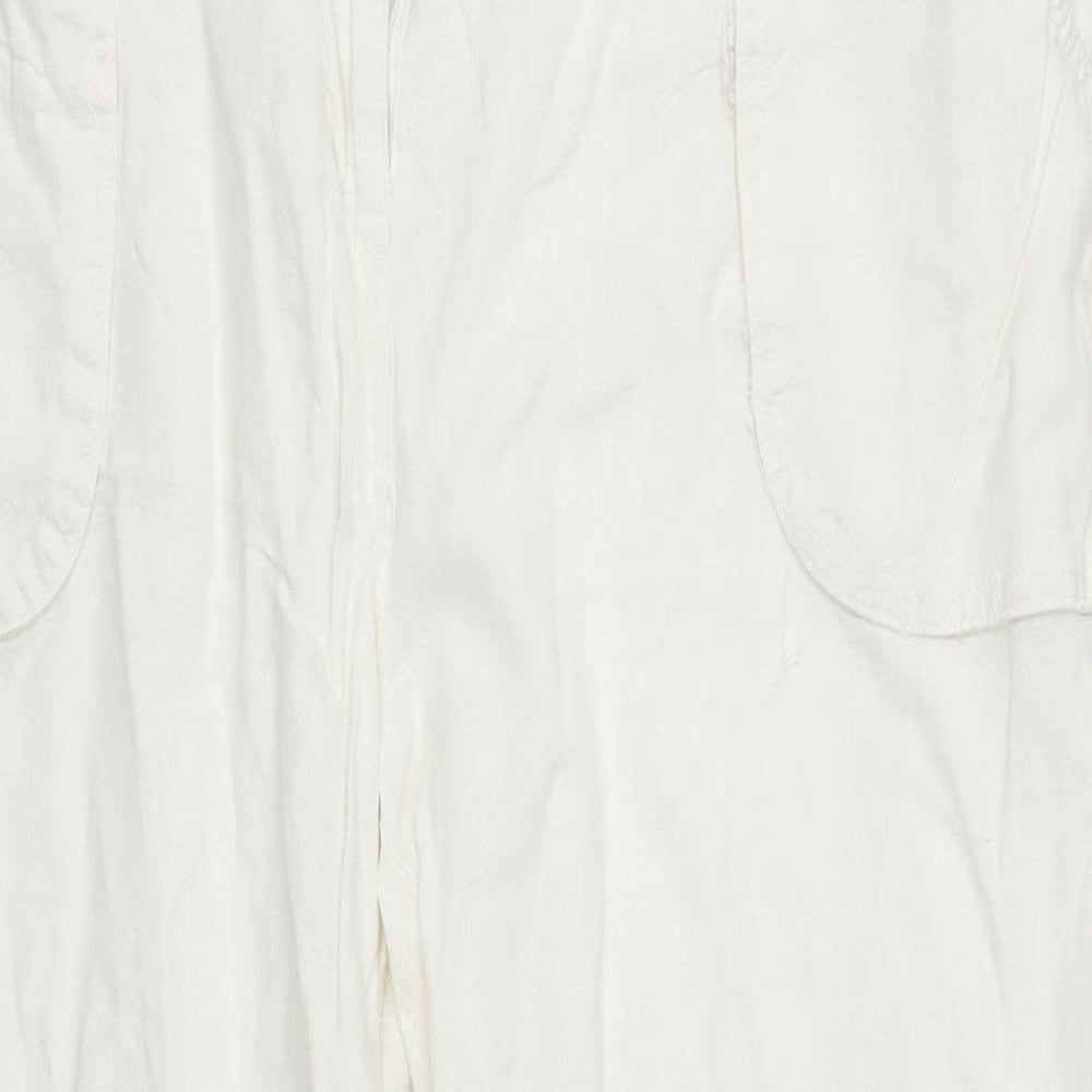 Ethel Austin Womens White   Trousers  Size 18 L26 in