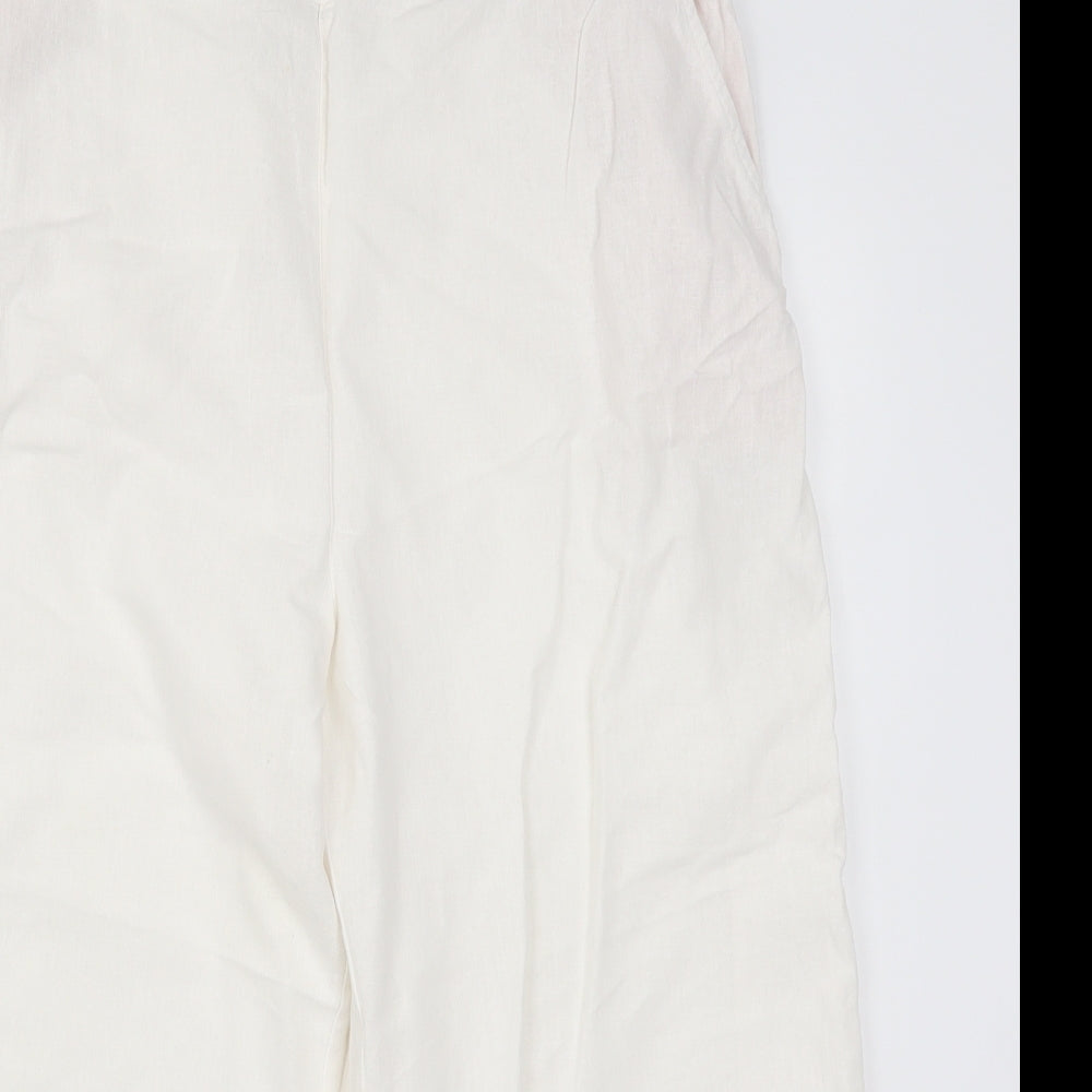 Bonmarché Womens White   Trousers  Size 18 L20 in