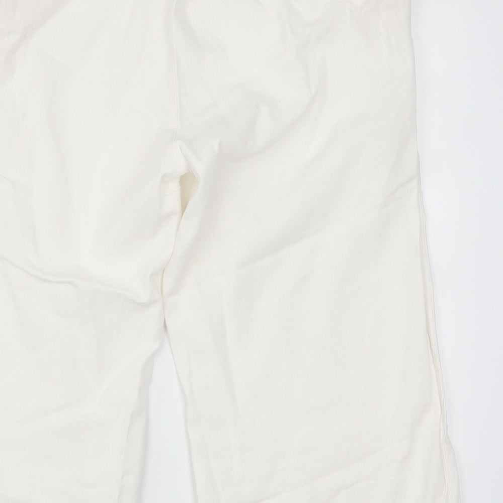 Bonmarché Womens White   Trousers  Size 18 L20 in