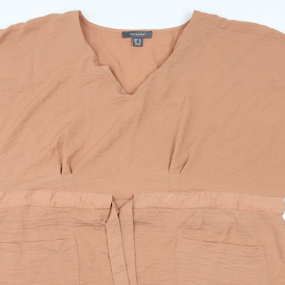 Primark Womens Orange   T-Shirt Dress  Size 20