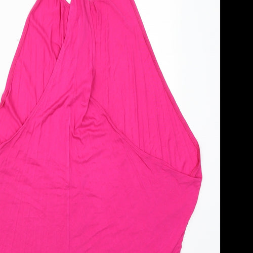 New Look Womens Pink   Basic Tank Size 14