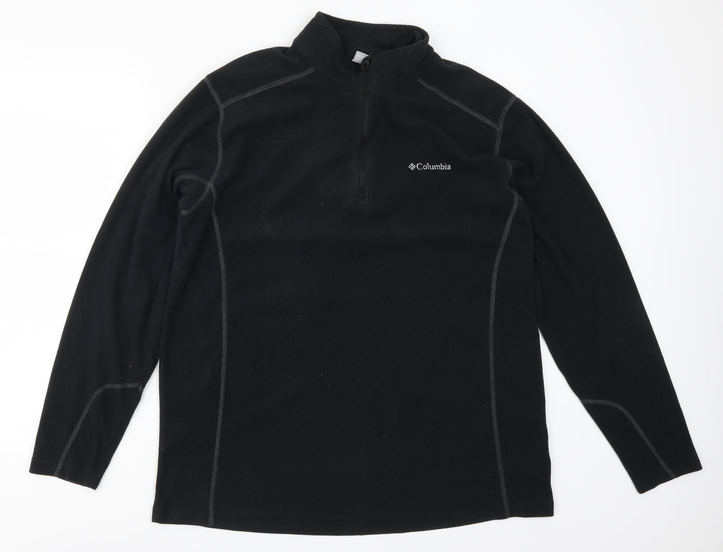 Columbia Mens Black  Fleece Jacket  Size L