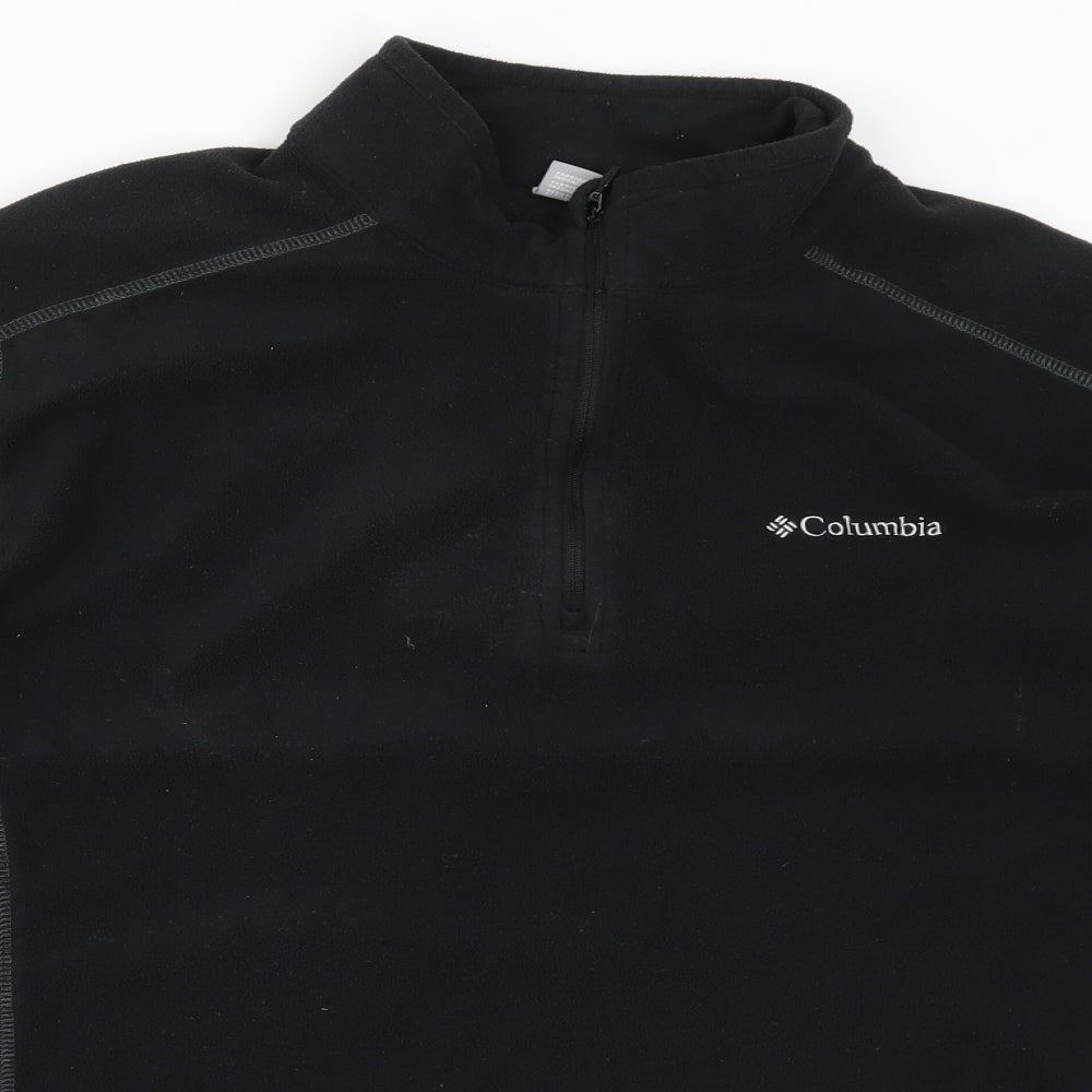 Columbia Mens Black  Fleece Jacket  Size L