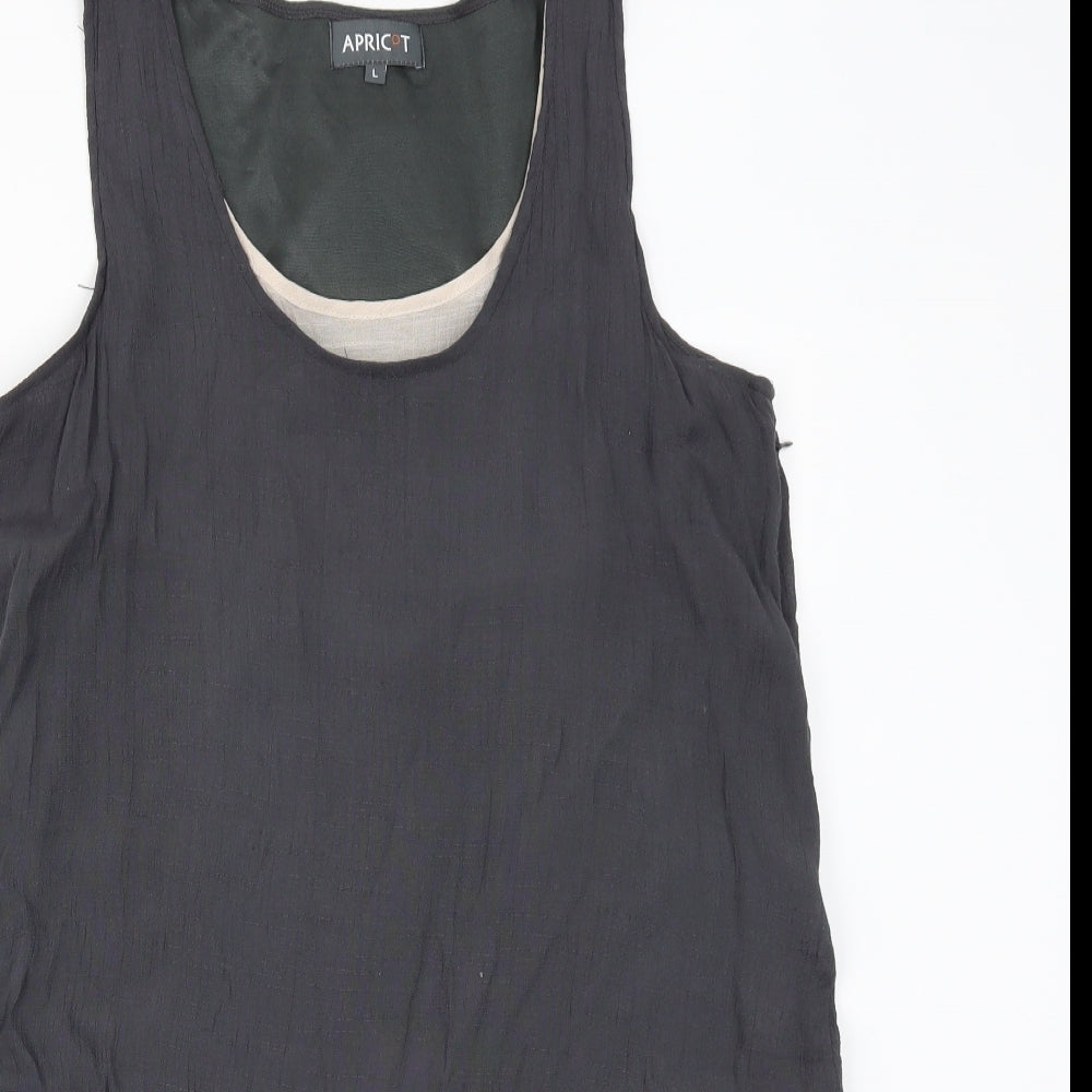 Apricot Womens Grey   Tank Dress  Size L