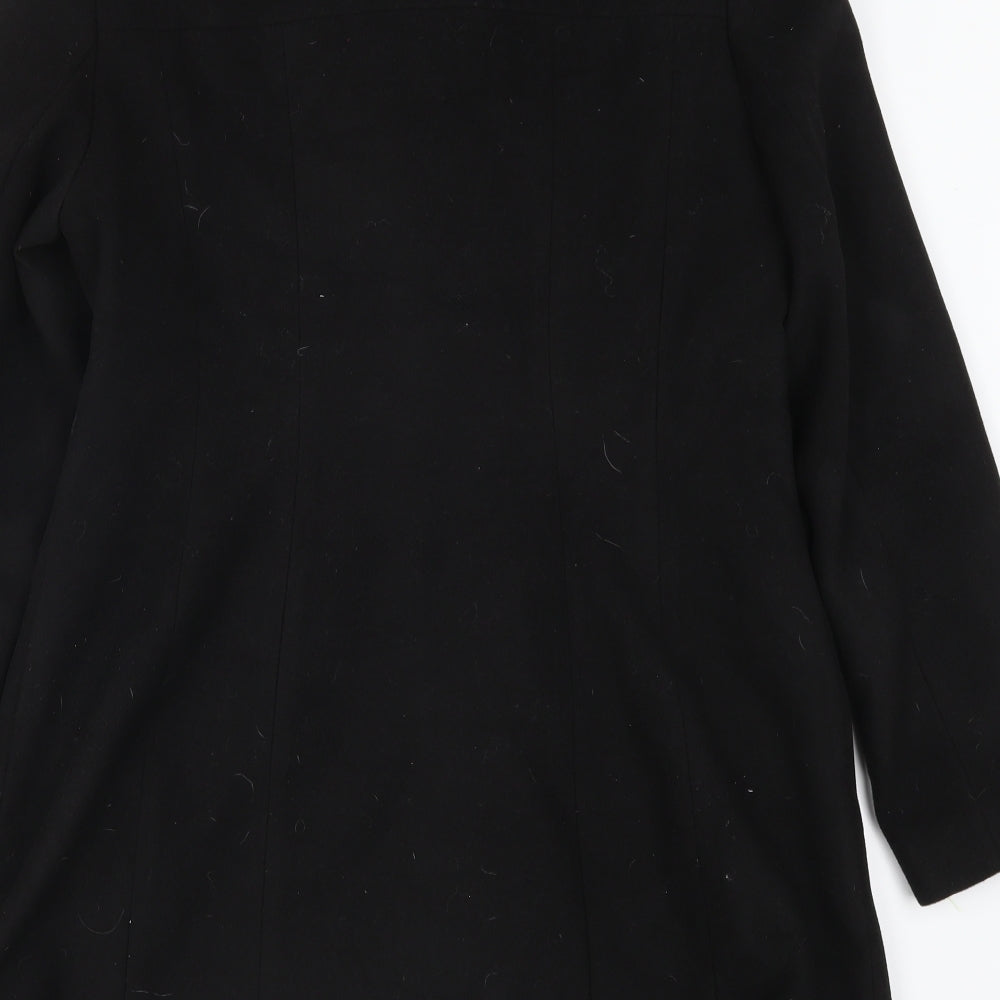New Look Womens Black   Pea Coat Coat Size 14