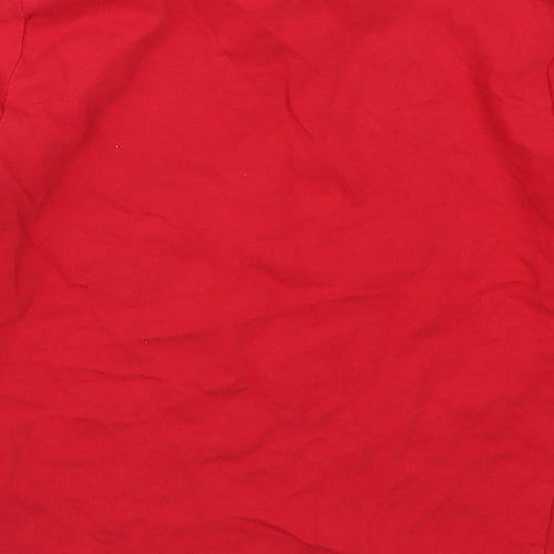 Primark Boys Red   Basic T-Shirt Size 4-5 Years  - I am the Future Robot