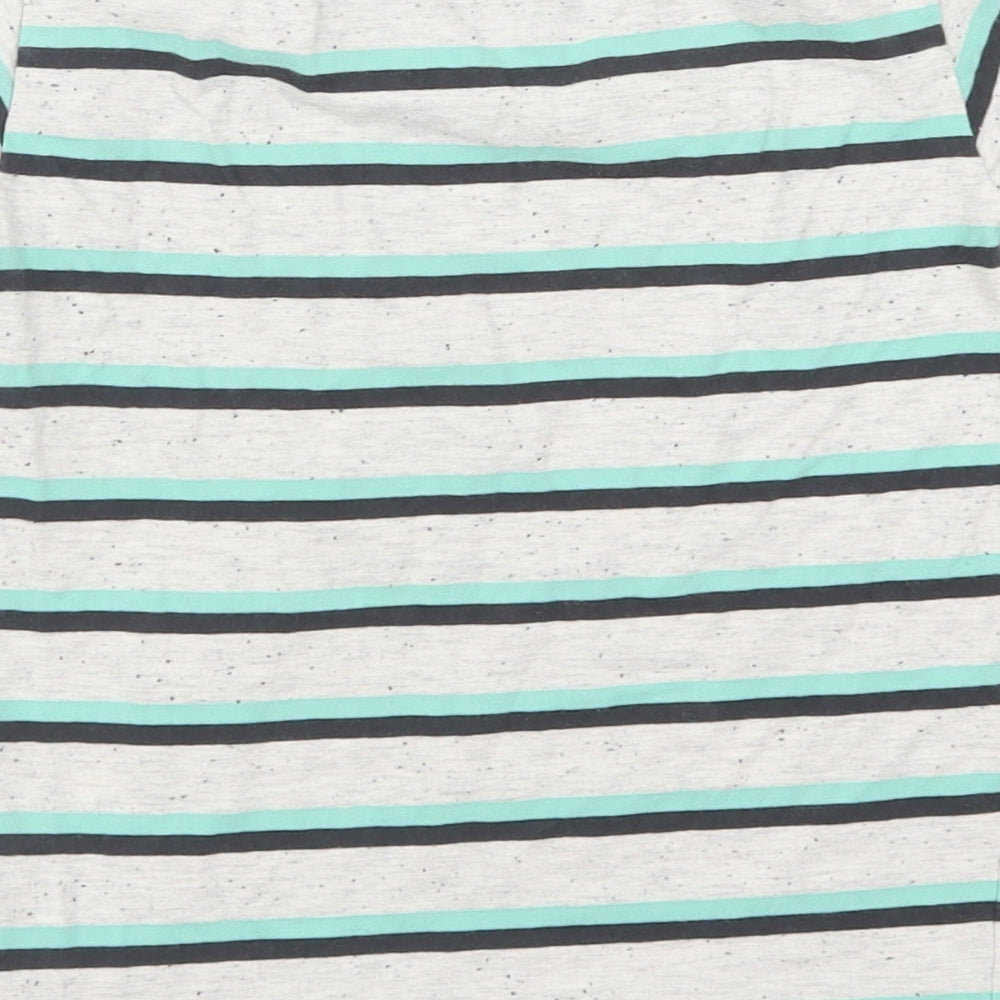NEXT Boys Blue Striped  Basic T-Shirt Size 5-6 Years
