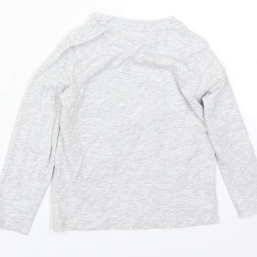Pep & Co Boys Grey   Basic T-Shirt Size 4-5 Years  - Roarsome