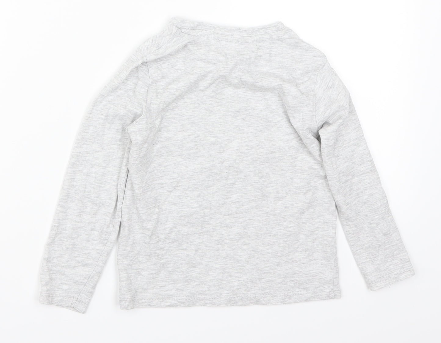 Pep & Co Boys Grey   Basic T-Shirt Size 4-5 Years  - Roarsome