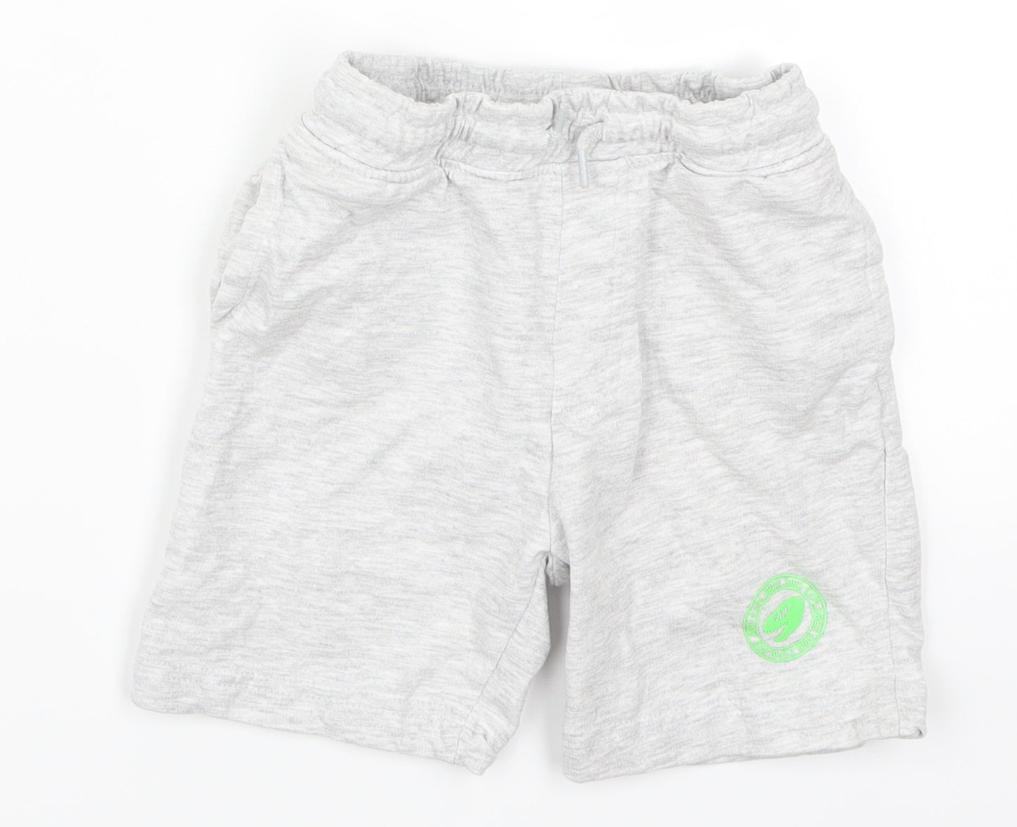 Pep & Co Boys Grey   Sweat Shorts Size 4-5 Years - Dinosaur