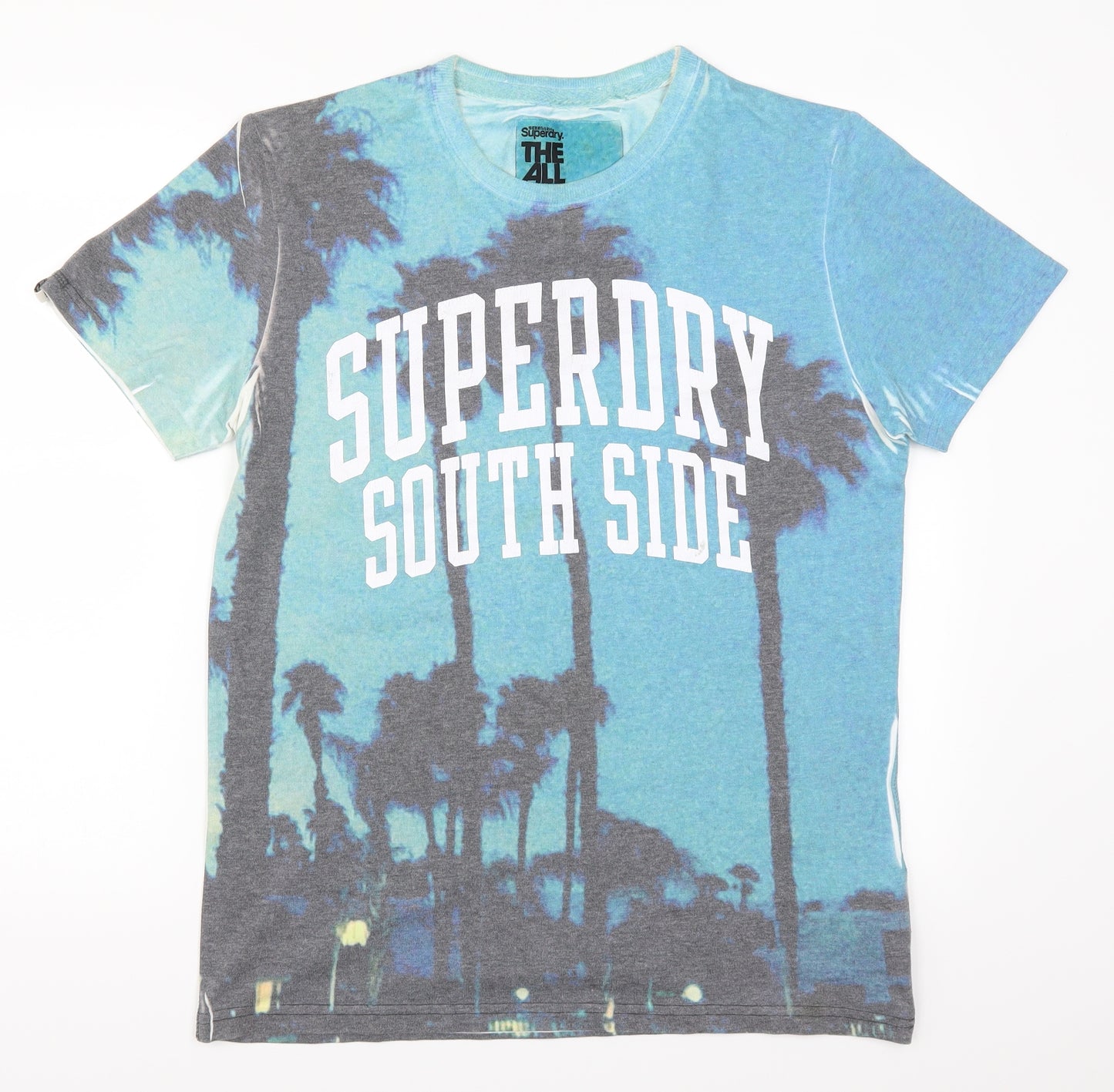 Superdry Mens Blue    T-Shirt Size L  - Superdry South Side