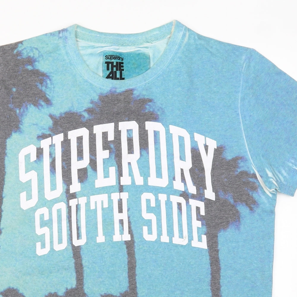Superdry Mens Blue    T-Shirt Size L  - Superdry South Side