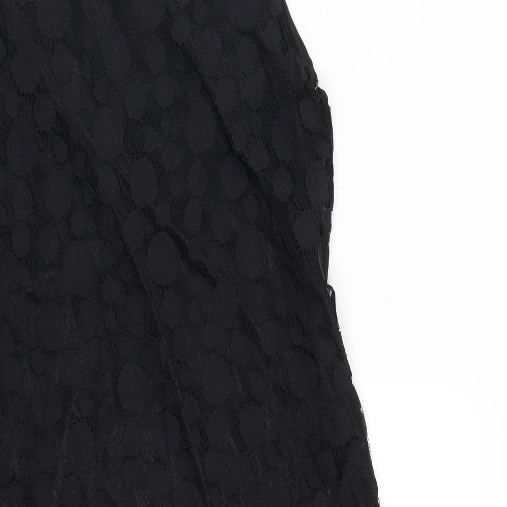 Pussycat Womens Black  Lace A-Line  Size M