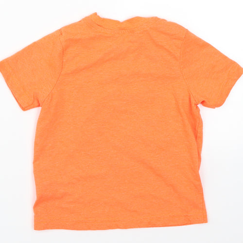 George Boys Orange   Basic T-Shirt Size 2-3 Years  - Dirt Monster
