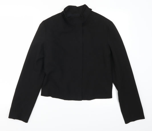 Front view of Jane Norman women’s black jacket, size UK 12