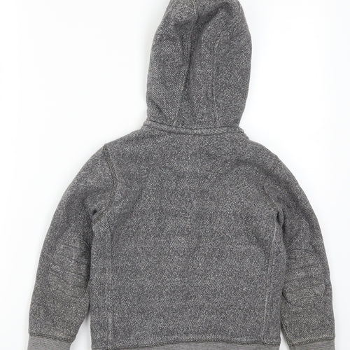 Marks and Spencer Girls Grey   Full Zip Hoodie Size 5-6 Years