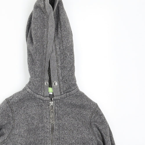 Marks and Spencer Girls Grey   Full Zip Hoodie Size 5-6 Years
