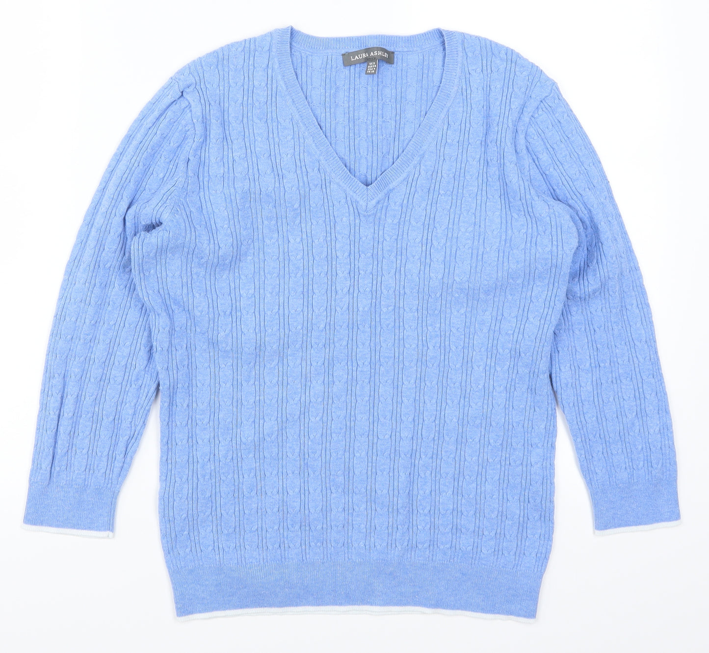Laura Ashley Womens Blue   Pullover Jumper Size 8