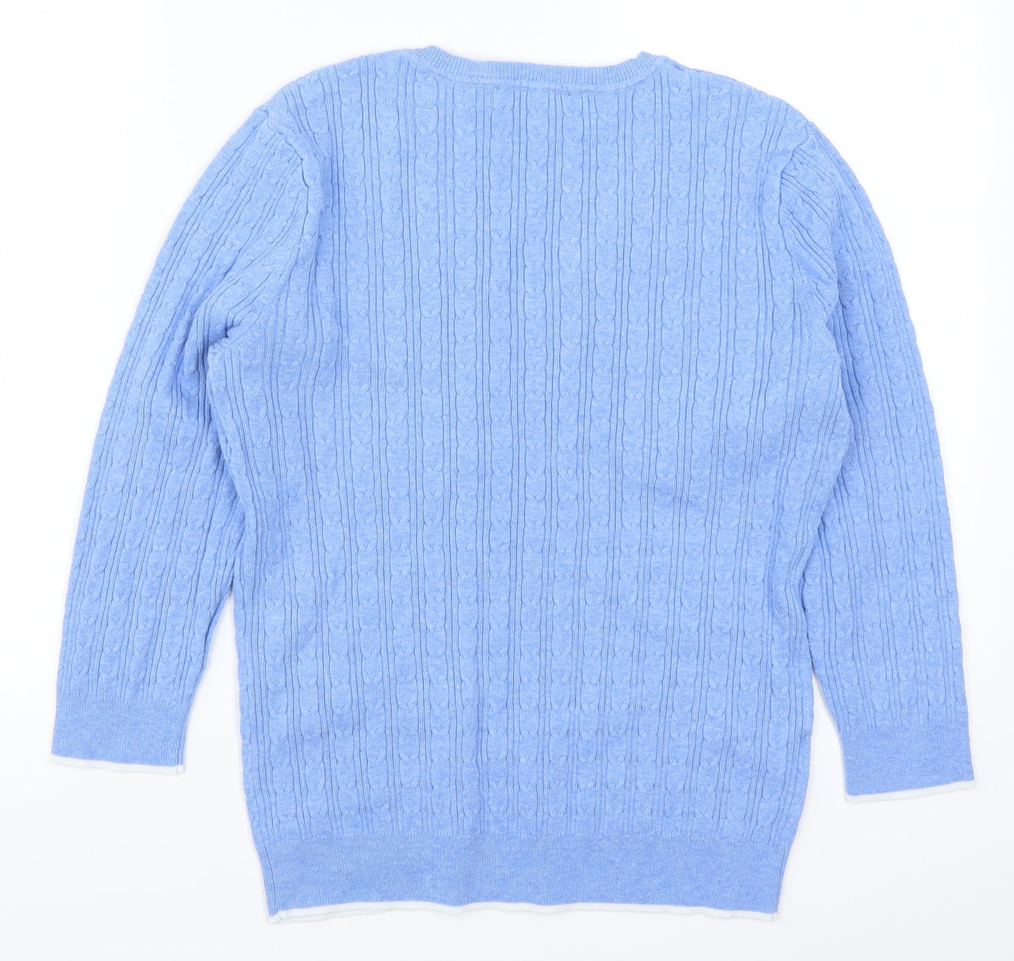 Laura Ashley Womens Blue   Pullover Jumper Size 8
