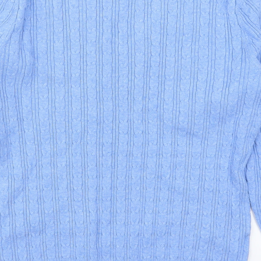 Laura Ashley Womens Blue   Pullover Jumper Size 8