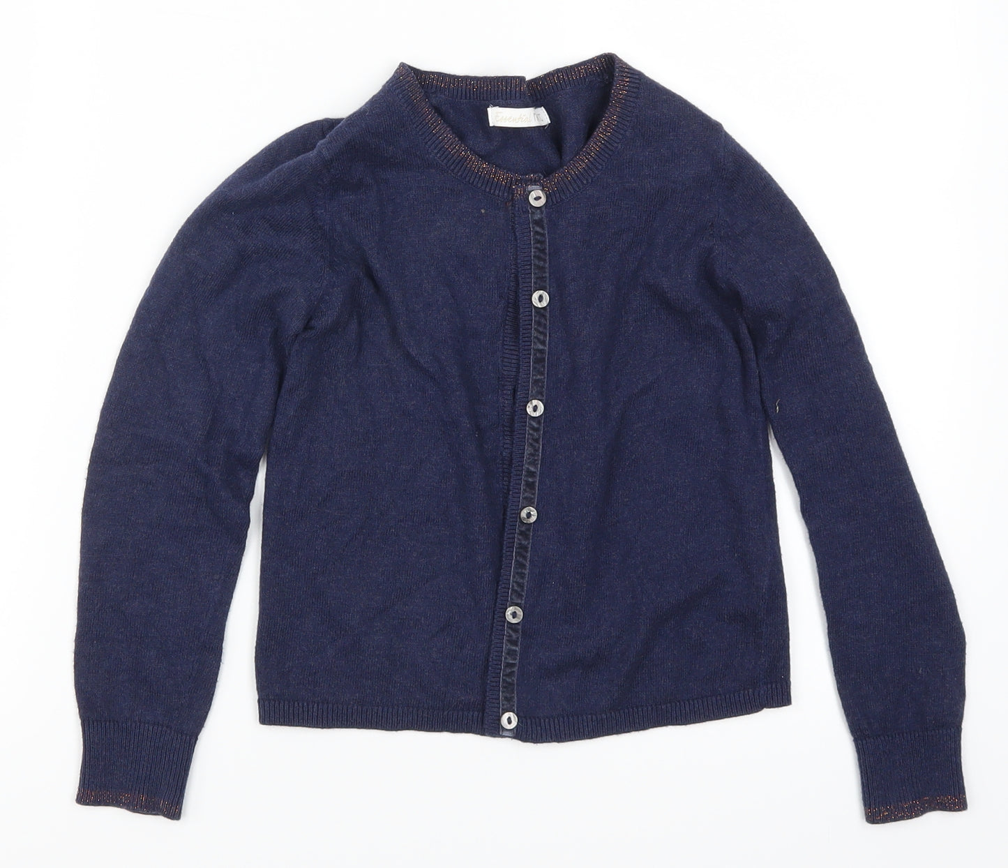 NEXT Girls Blue   Cardigan Jumper Size 7 Years