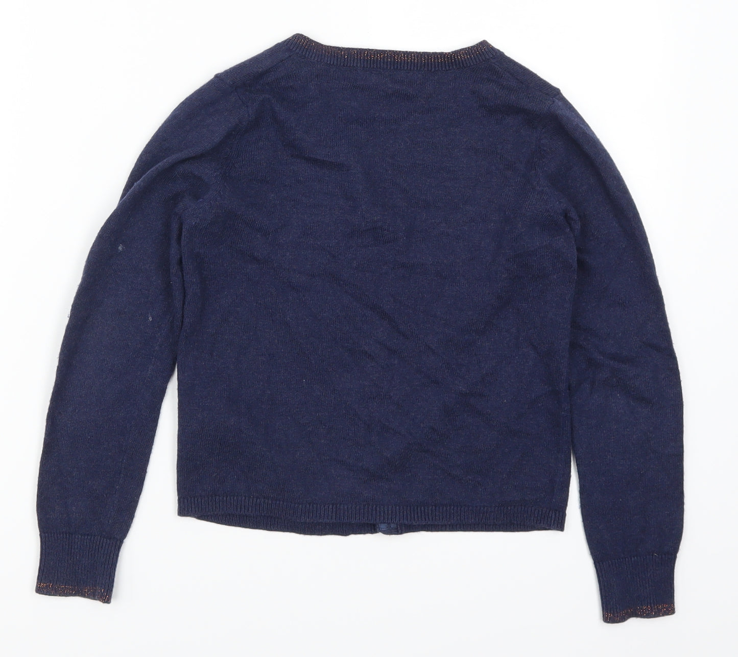 NEXT Girls Blue   Cardigan Jumper Size 7 Years
