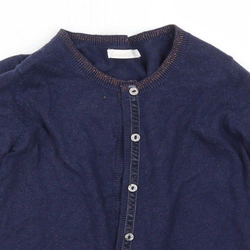 NEXT Girls Blue   Cardigan Jumper Size 7 Years