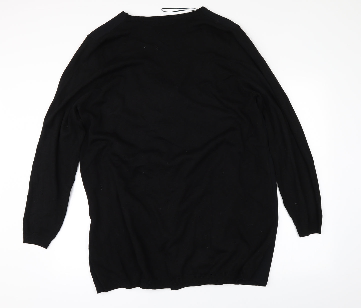 Marks and Spencer Womens Black   Cardigan Jumper Size 22